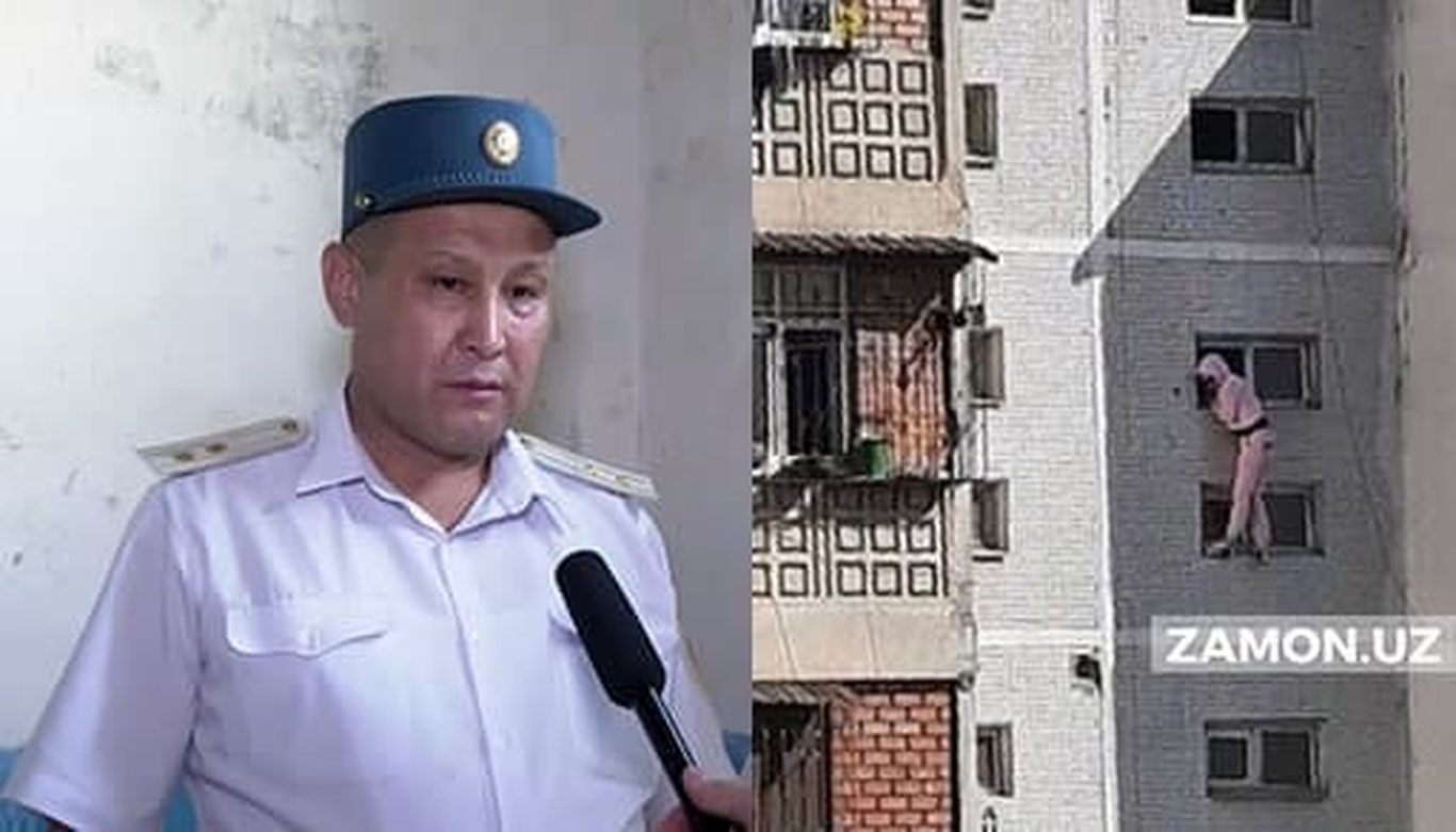8-қаватдан ўзини ташламоқчи бўлган аёл билан боғлиқ воқеа очиқланди