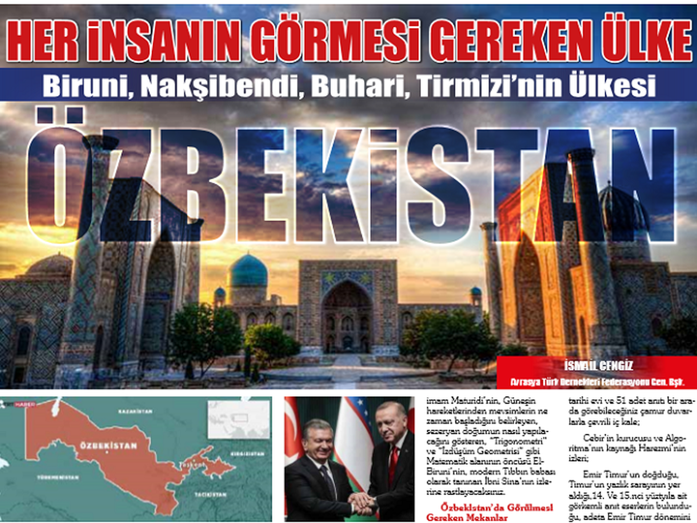 Ko‘hna va zamonaviy O‘zbekiston Turkiya matbuoti nigohida