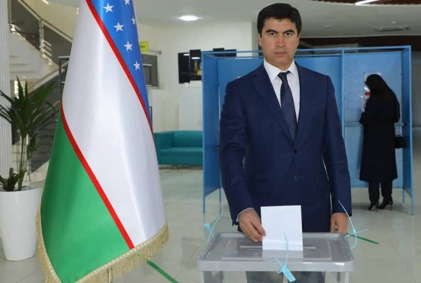 Тошкент вилояти ҳокими ҳам сайловда иштирок этди