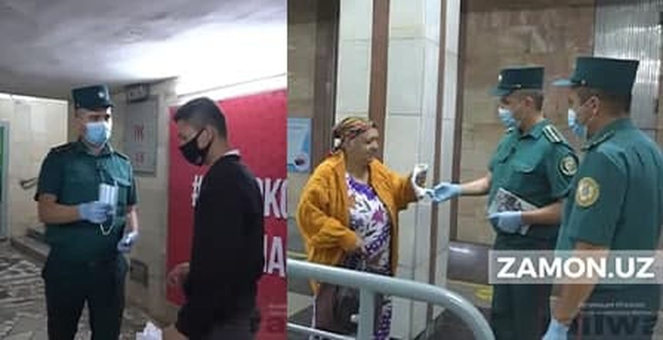 Toshkent metrosida karantin qoidalariga rioya etilyaptimi?