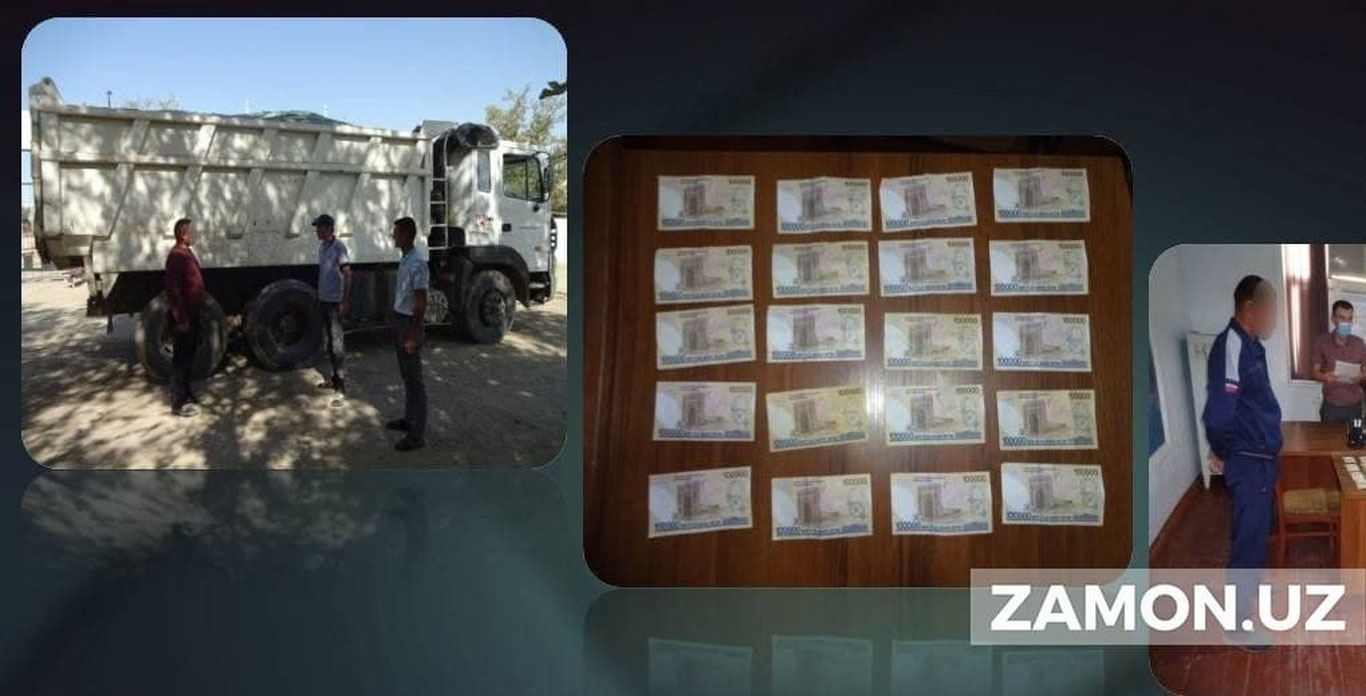 15 тонна шағал тошларини яширинча олиб кетаётган шахслар қўлга олинди