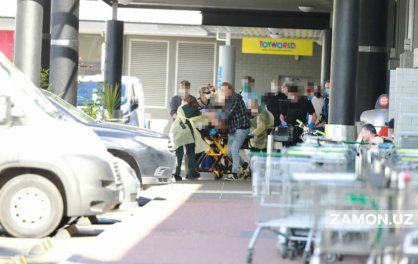 Yangi Zelandiyadagi supermarketga uyushtirilgan hujumda olti kishi tan jarohati oldi