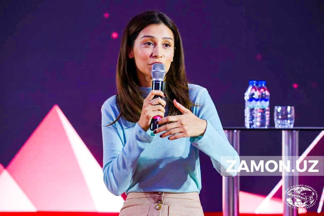 Равшана Куркова она шаҳри — Тошкентда халқаро кинофестиваль сабаб меҳмонда бўлди