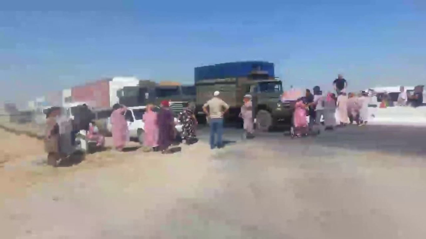 Самарқандда йўлни тўсган аёллар жавобгарликка тортилди