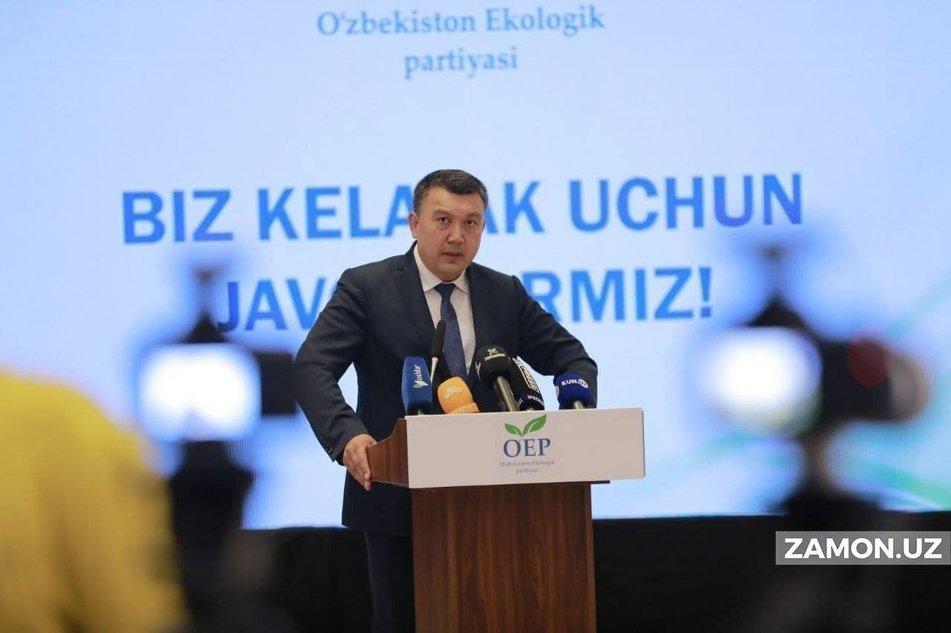 Narzullo Oblomurodov Ekopartiyadan prezidentlikka nomzod sifatida tasdiqlandi
