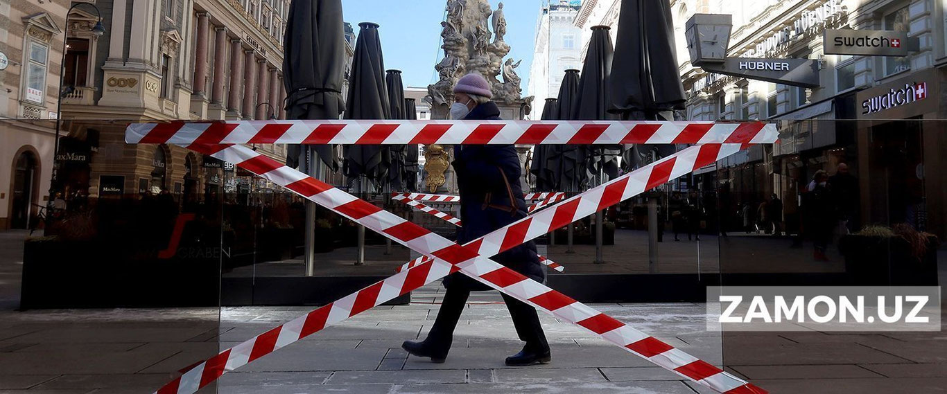 Австрияда коронавирусга қарши эмланмаган фуқароларга чекловлар жорий этилди