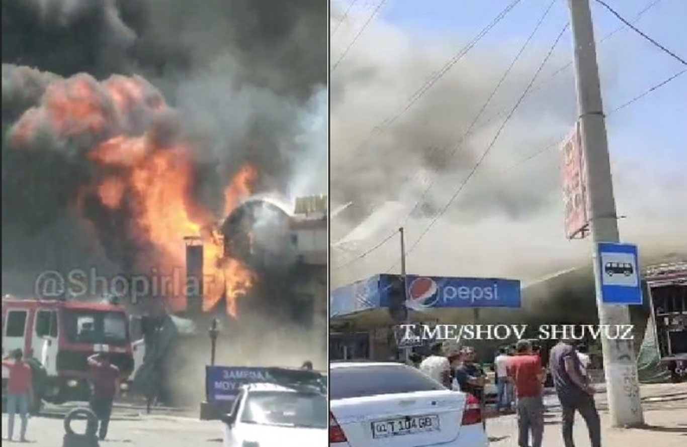 Юнусободдаги кафеларнинг бирида ёнғин чиқди