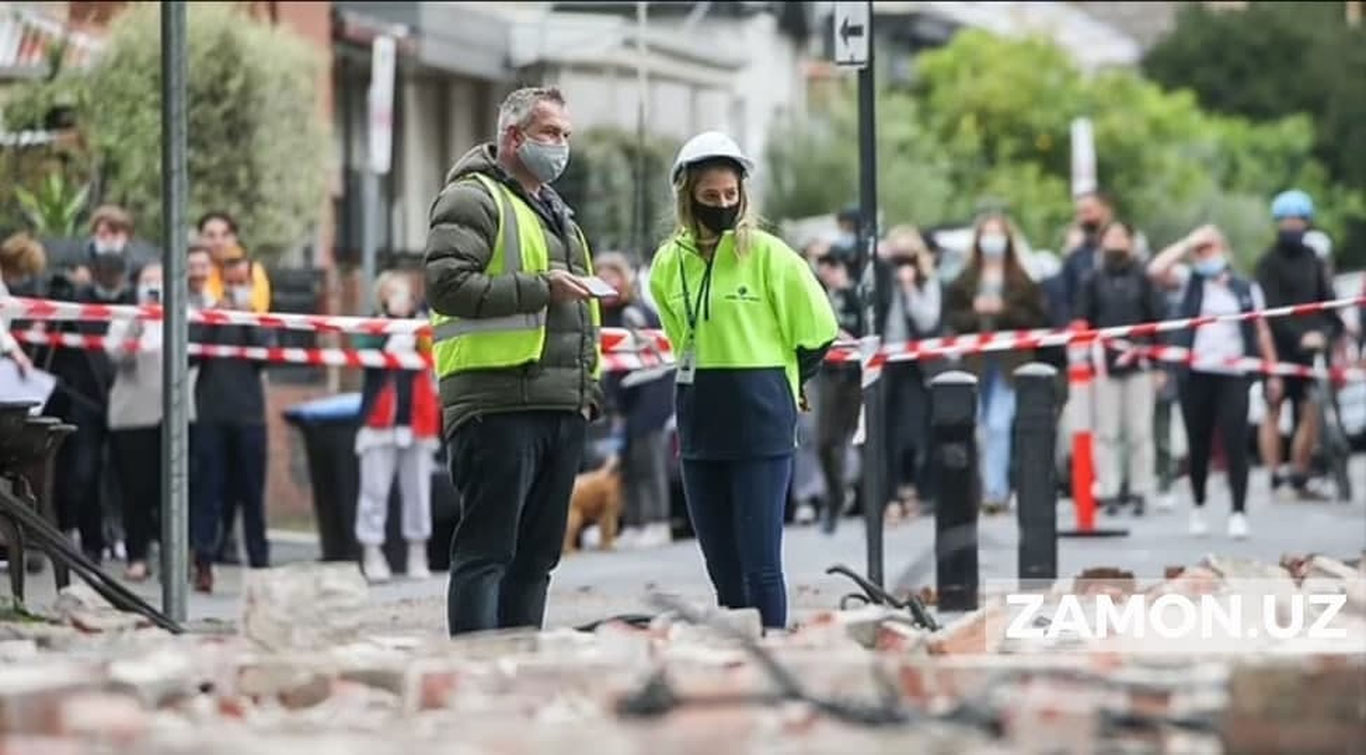 Австралияда зилзила оқибатида 50 га яқин бинолар вайрон бўлди