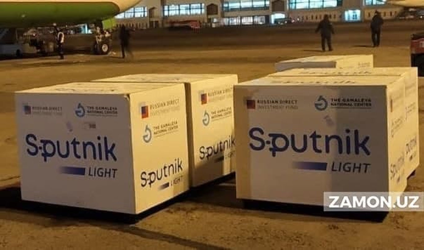 Yurtimizga Sputnik Light vaksinasining navbatdagi partiyasi olib kelindi