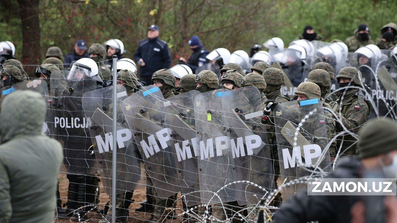 Беларусь-Польша чегарасида вазият кескинлашмоқда