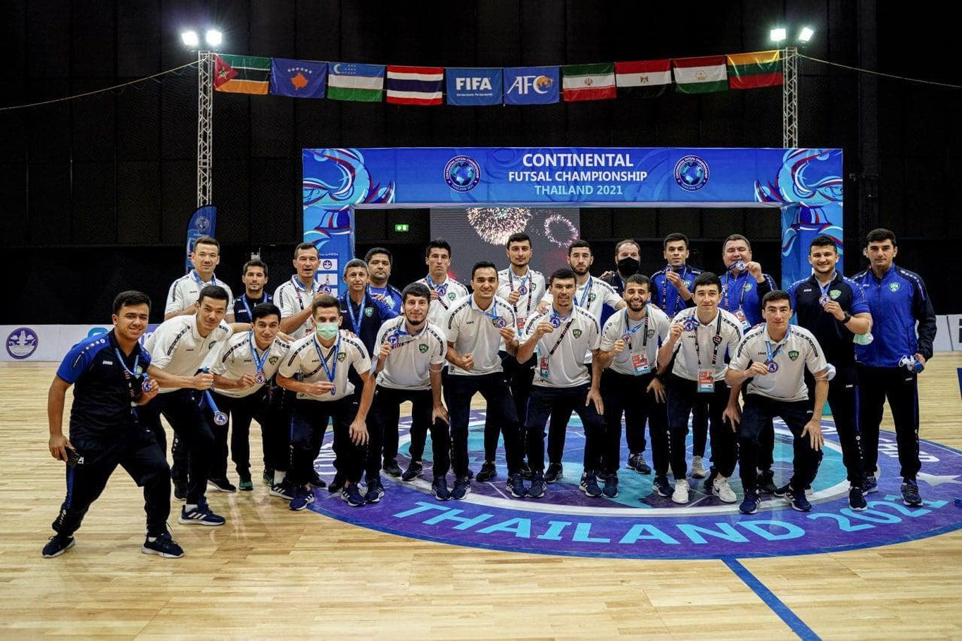 Ўзбекистон футзал терма жамоаси халқаро турнирда бронза медалларини қабул қилиб олди