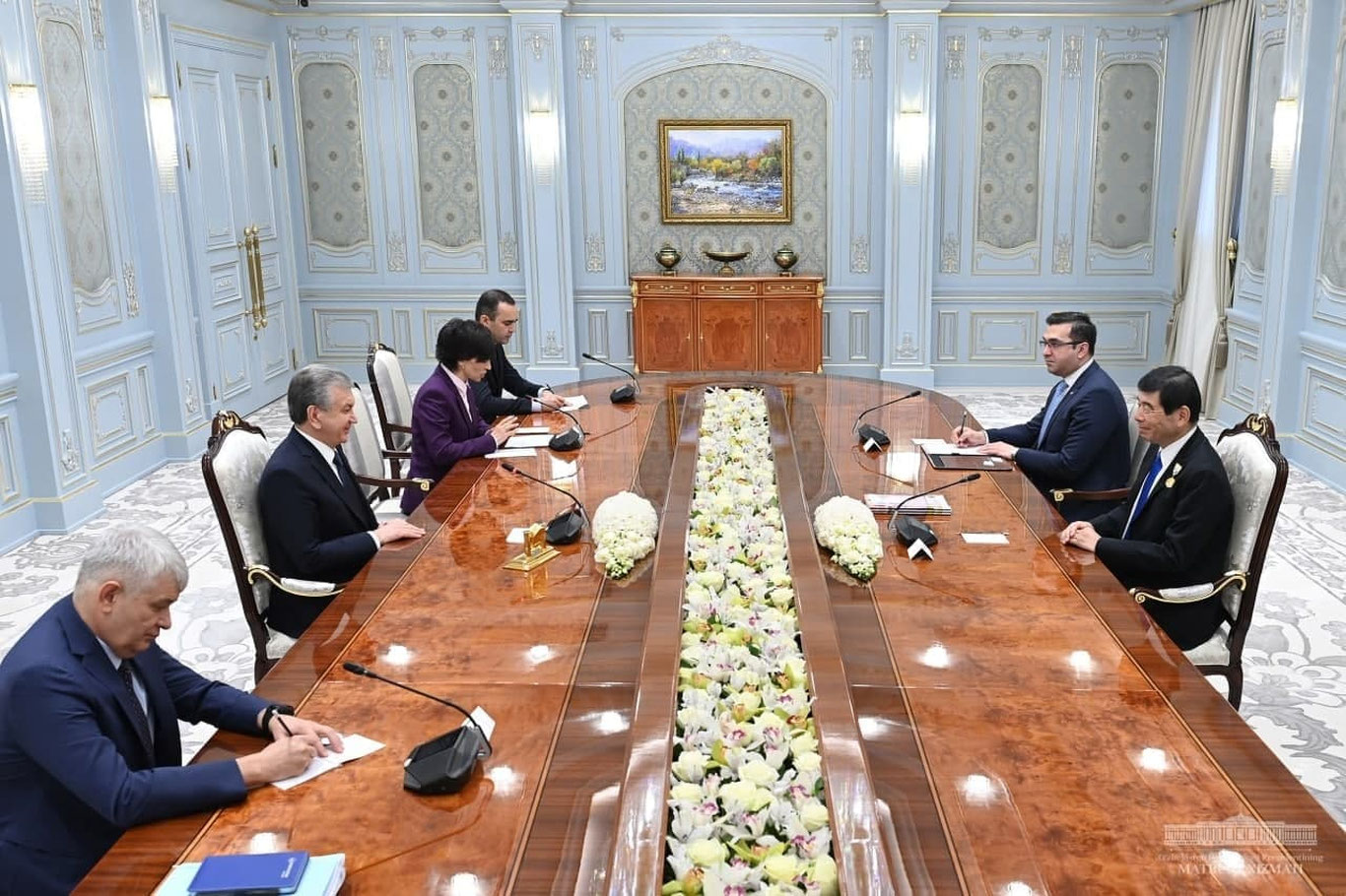 Shavkat Mirziyoyev Kunio Mikuriyani qabul qildi