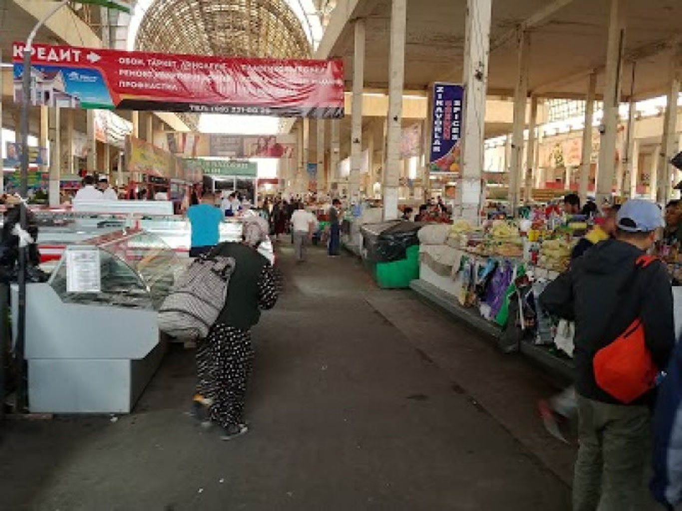 Қўйлиқ бозорида санитария талабларига риоя этмаганлар аниқланди