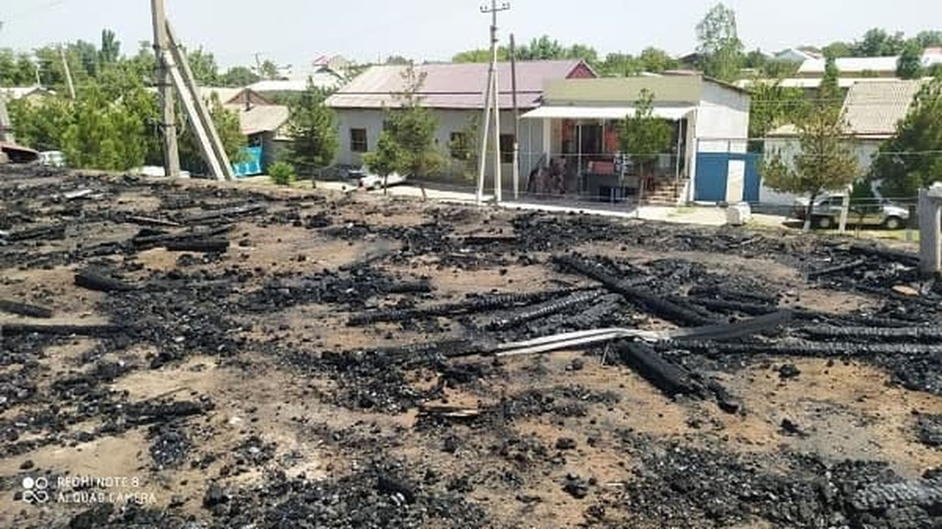 Самарқанд вилояти ҳудудида содир бўлган ёнғин юзасидан маълумот берилди