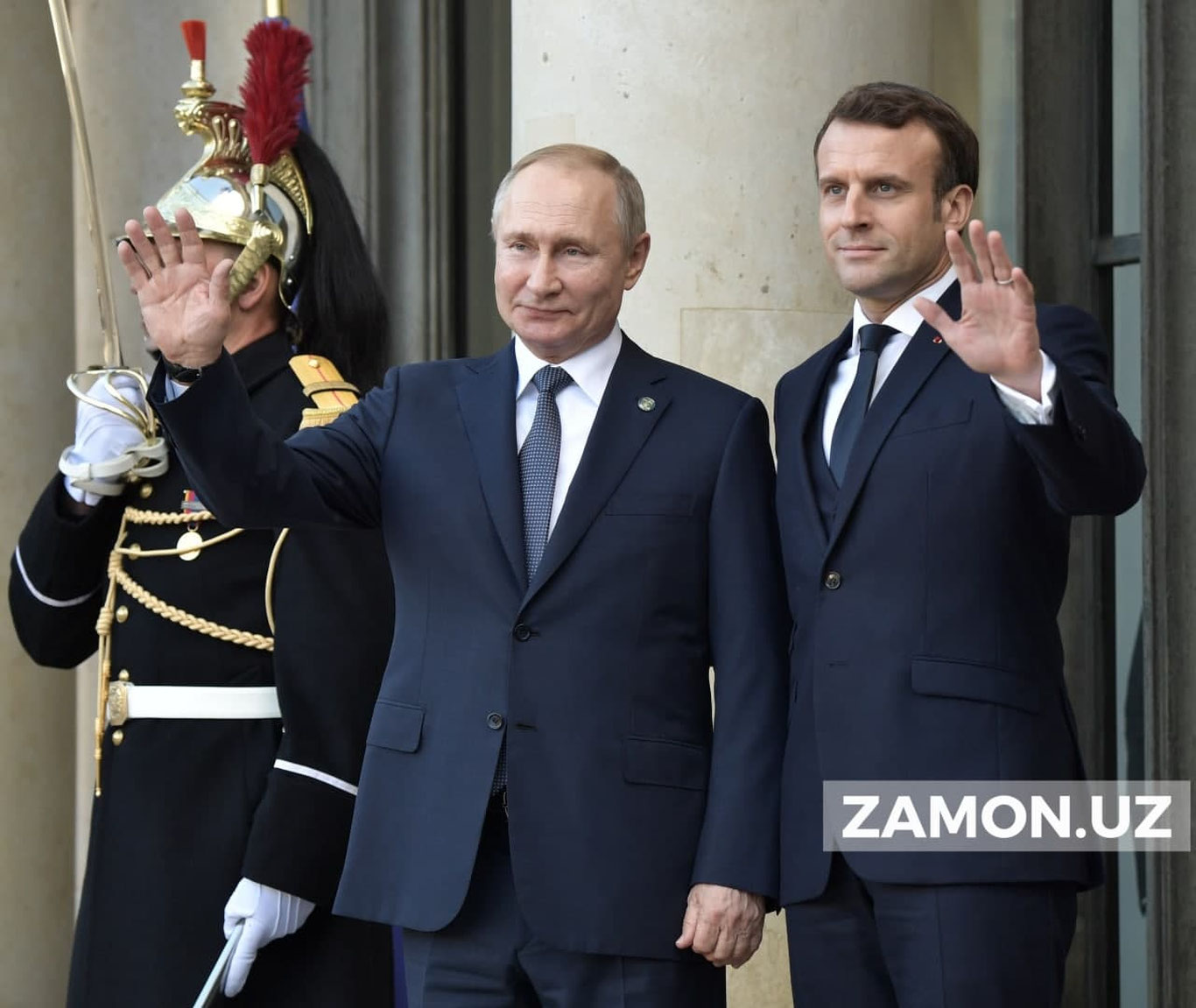 Макрон ва Путин Донбасс масаласи бўйича учрашишга келишиб олди