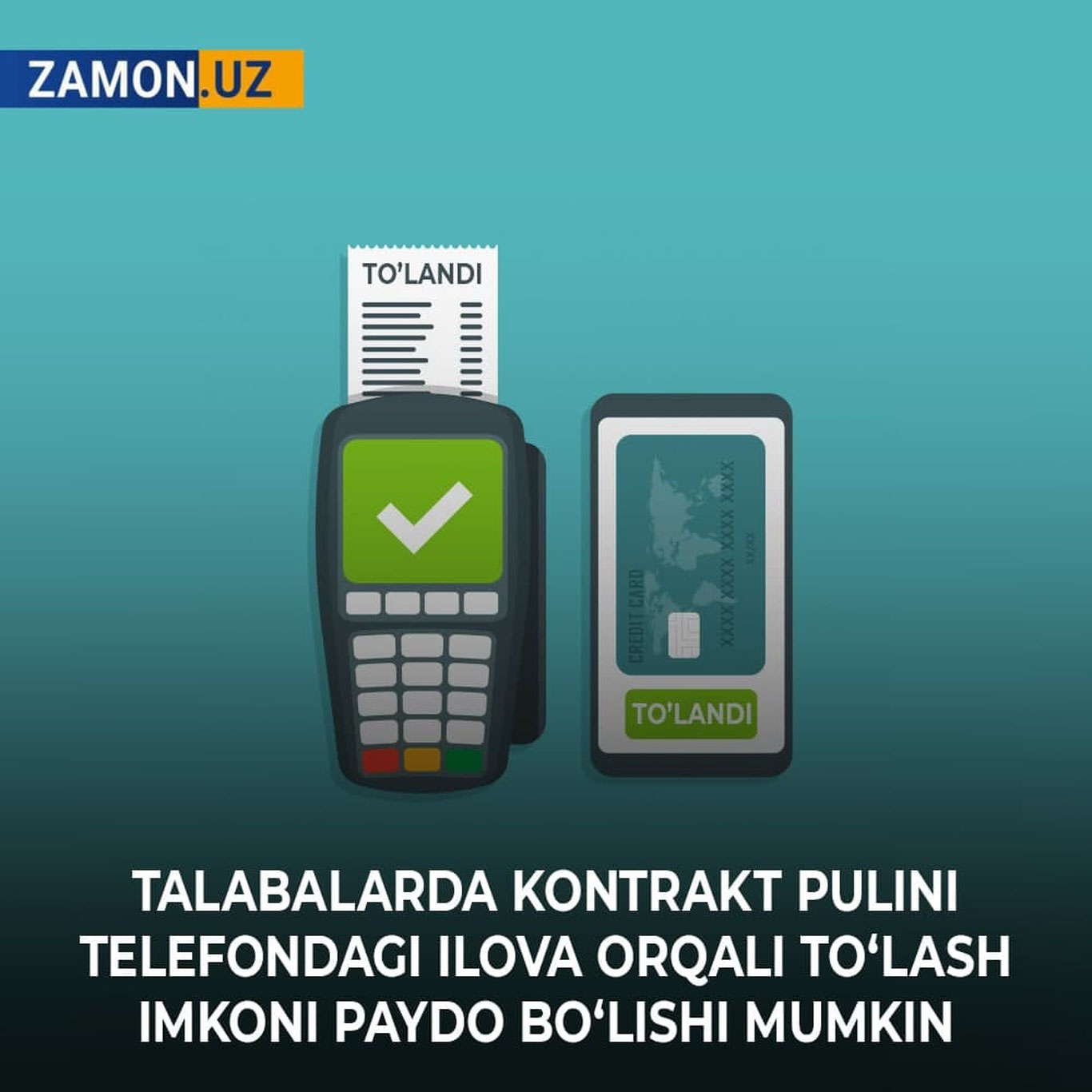 Талабаларда контракт пулини телефондаги илова орқали тўлаш имкони пайдо бўлиши мумкин
