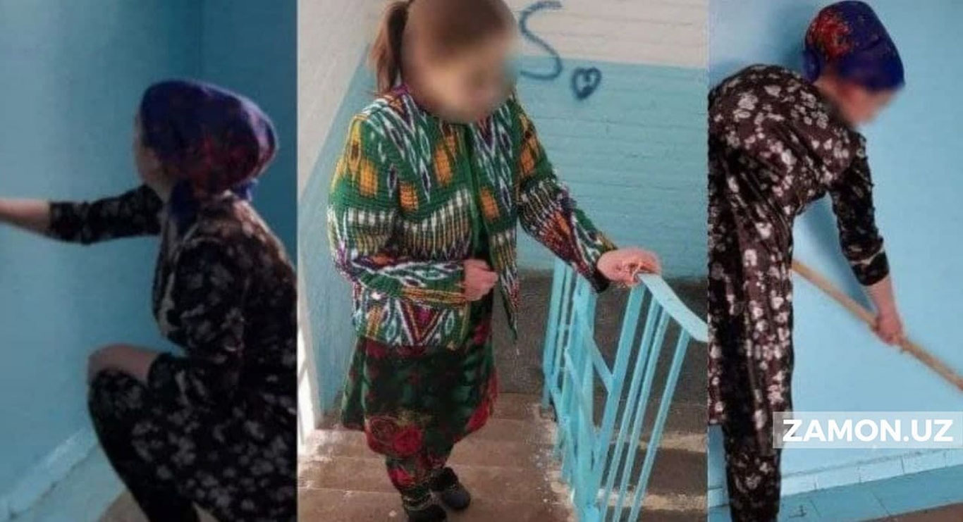 Навоийда тарбиячилар "подъезд" ювди