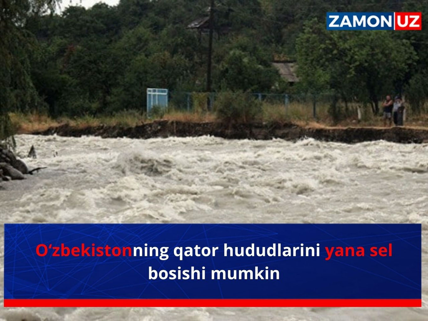 O‘zbekistonning qator hududlarini yana sel bosishi mumkin