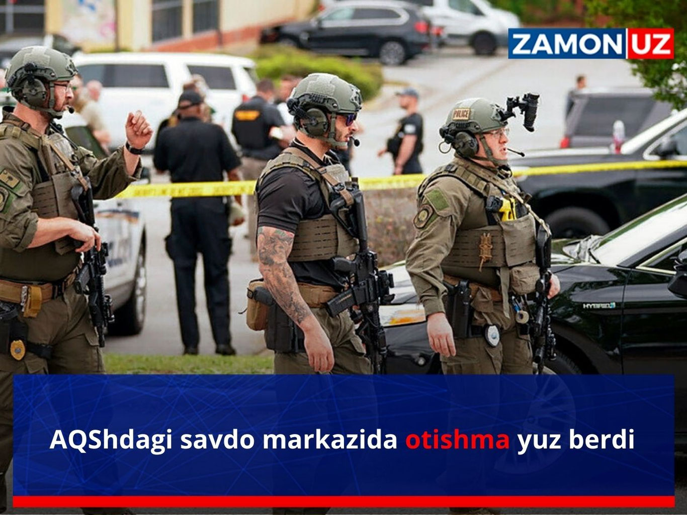 AQSHdagi savdo markazida otishma yuz berdi
