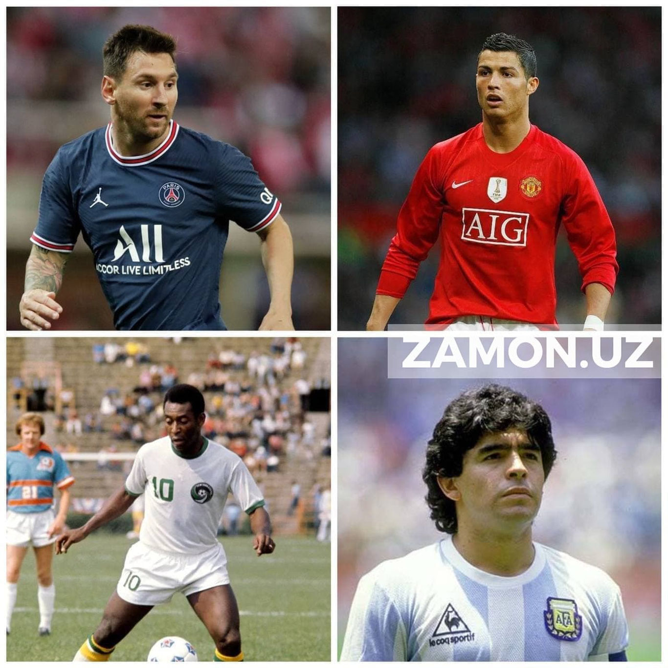 Buyuk futbolchilarni aniqlashning yangi formulasi yaratildi. Ilk reyting natijasi maʼlum