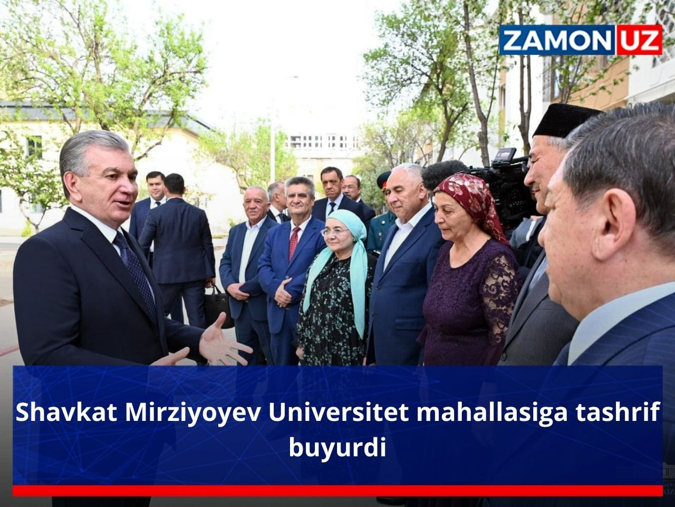 Shavkat Mirziyoyev Universitet mahallasiga tashrif buyurdi