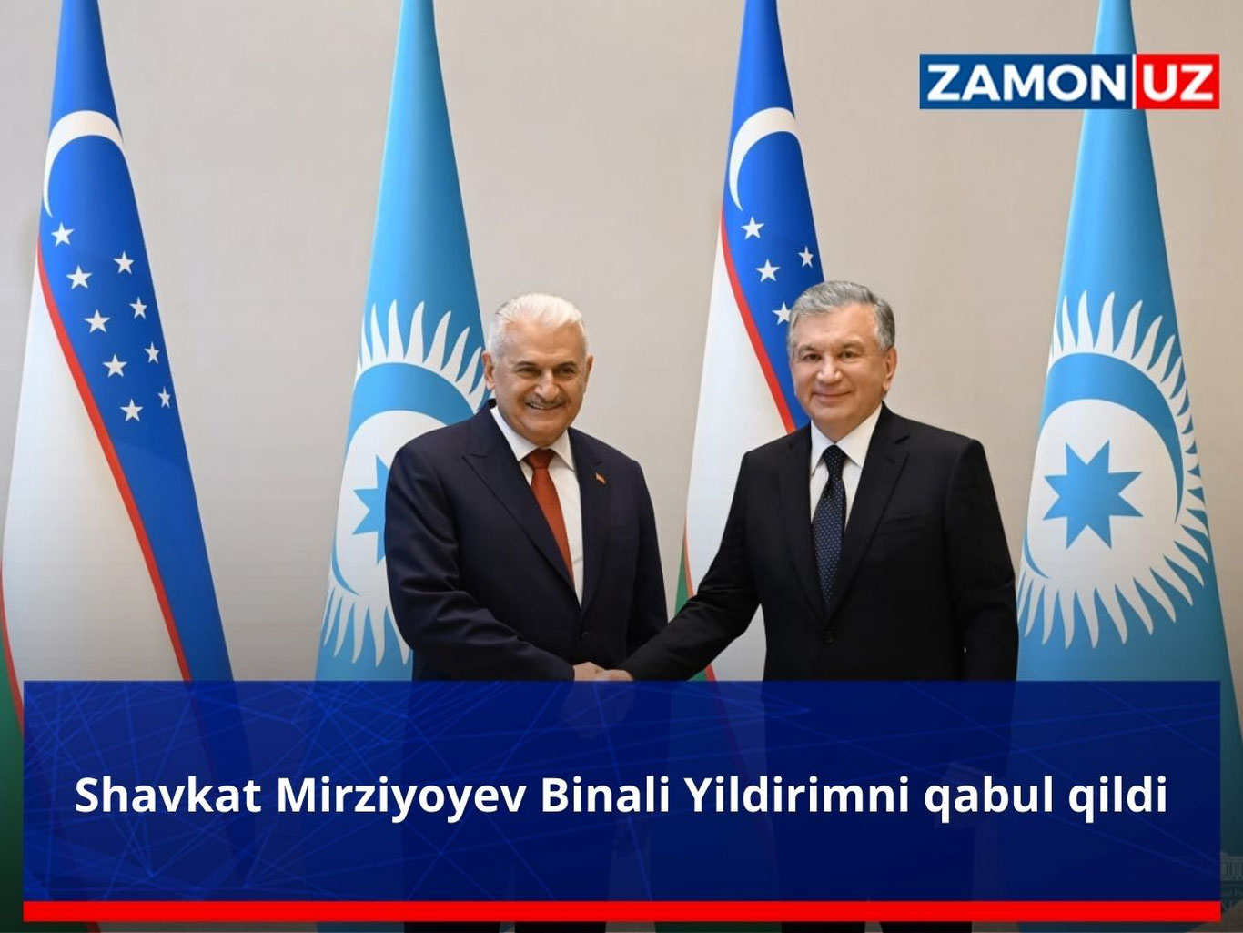 Шавкат Мирзиёев Бинали Йилдиримни қабул қилди