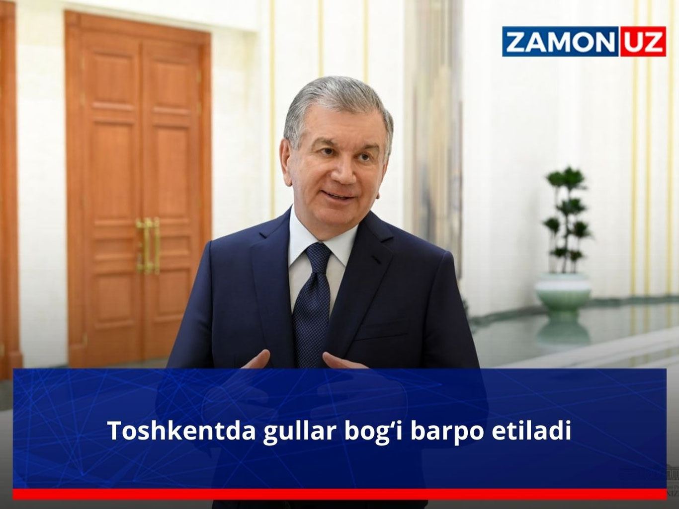 Toshkentda gullar bog‘i barpo etiladi