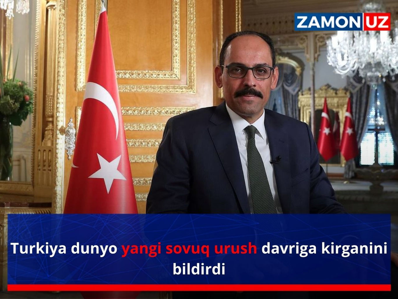 Turkiya dunyo yangi sovuq urush davriga kirganini bildirdi