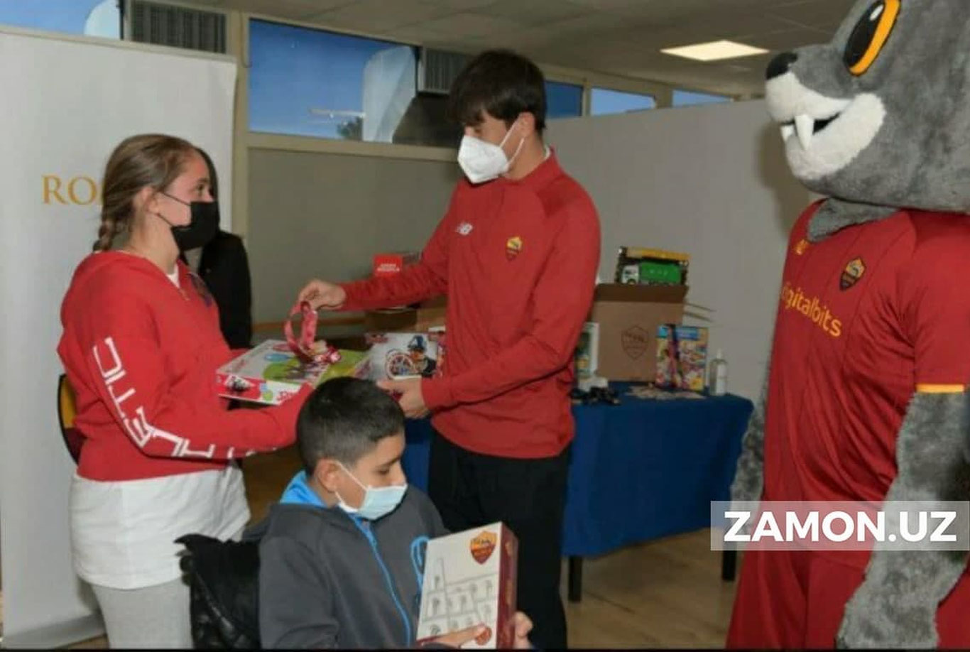 Элдор Шомуродов Римда бўлиб ўтган хайрия ташаббусида иштирок этди