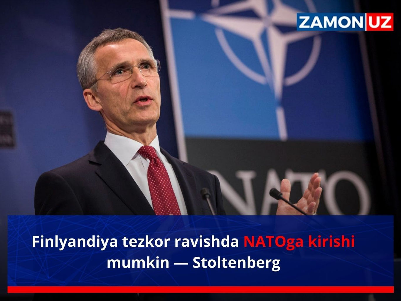 Finlyandiya tezkor ravishda NATOga kirishi mumkin — Stoltenberg