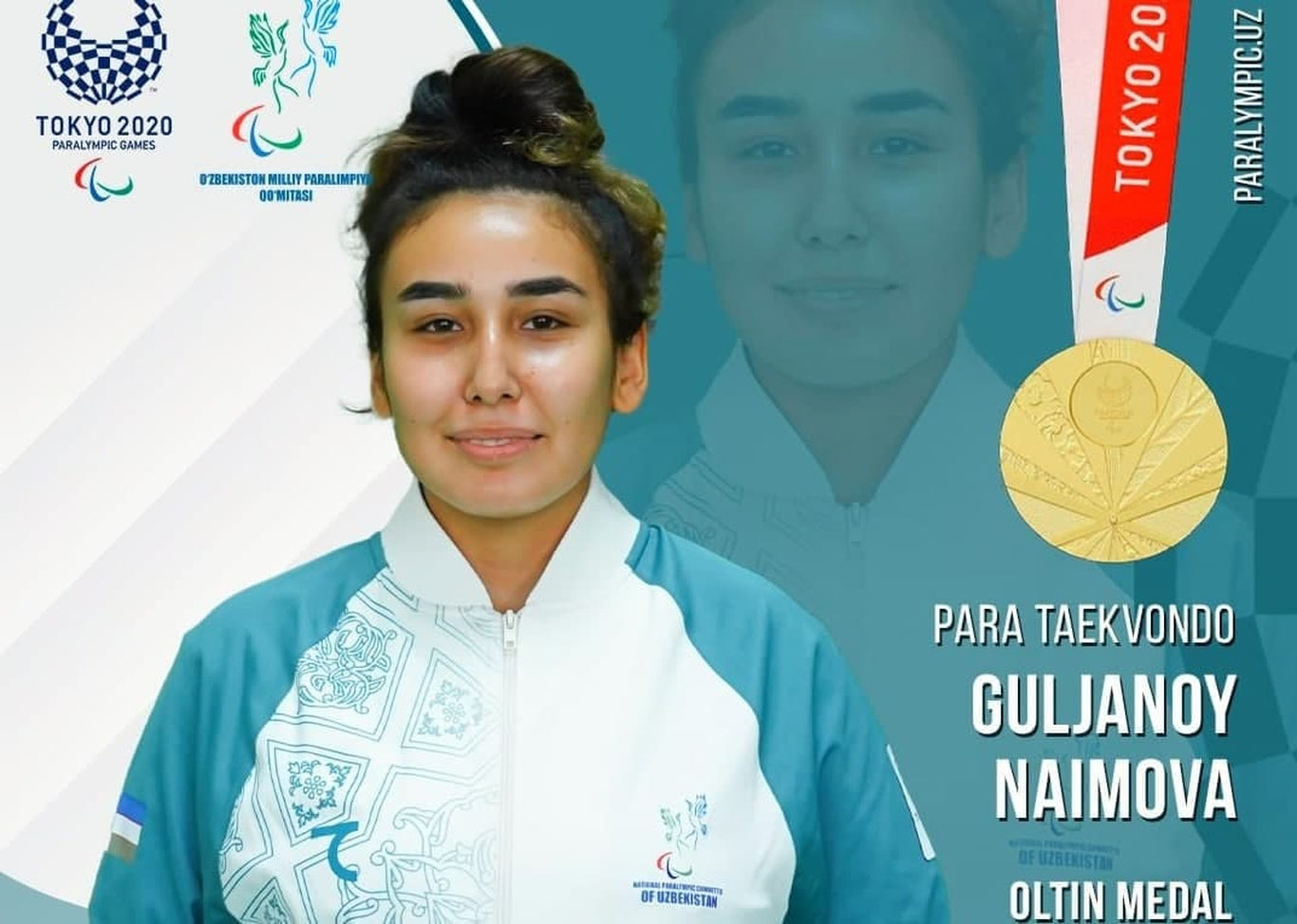Tokio-2020. Guljanoy Naimova oltin medalni qo‘lga kiritdi