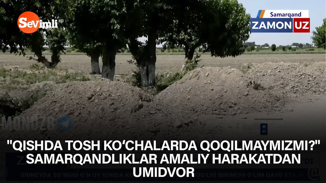 "Qishda tosh ko‘chalarda qoqilmaymizmi?" Samarqandliklar amaliy harakatdan umidvor