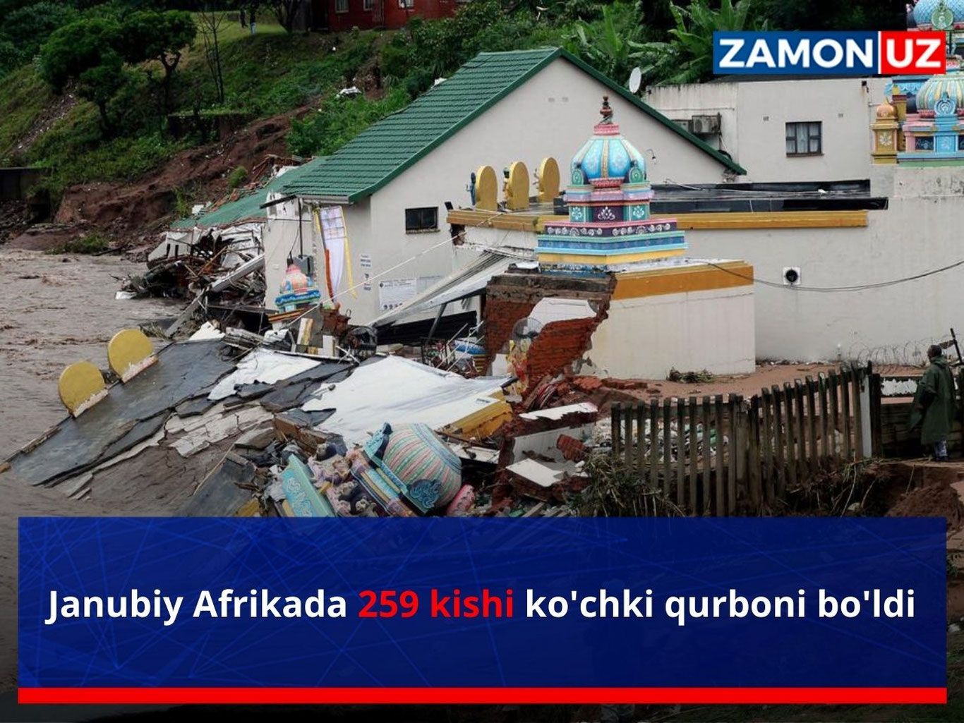 Janubiy Afrikada 259 kishi ko‘chki qurboni bo‘ldi
