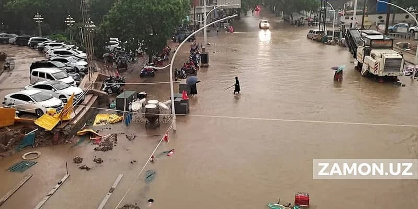 Хитойда сув тошқинлари оқибатида 15 киши ҳалок бўлди