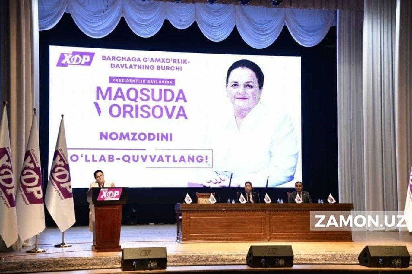 Prezidentlikka nomzod Maqsuda Vorisova: “Ijtimoiy himoya qilish tizimi barcha muhtoj fuqarolarni to‘liq qamrab olishi zarur”
