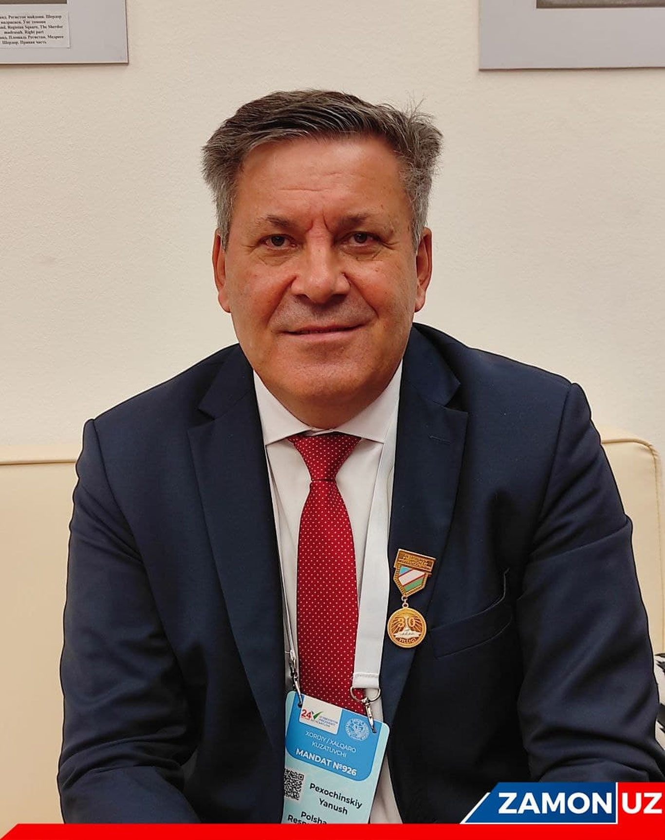 Yanush Pexochinsskiy, Polsha davlati kuzatuvchisi: