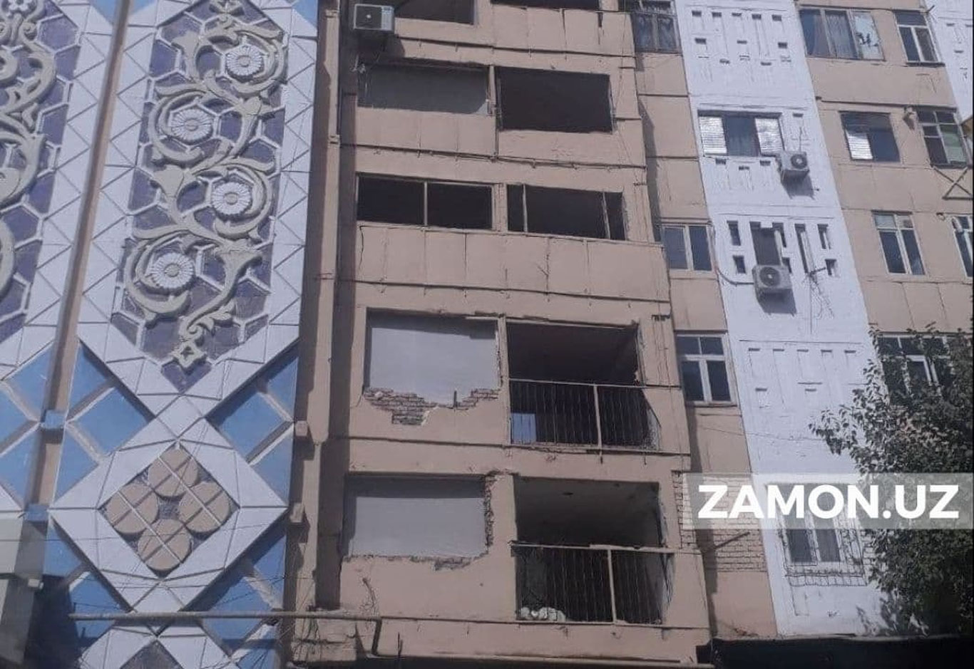 Balkonga g'isht terish binoning qulashiga sabab bo'lishi mumkin