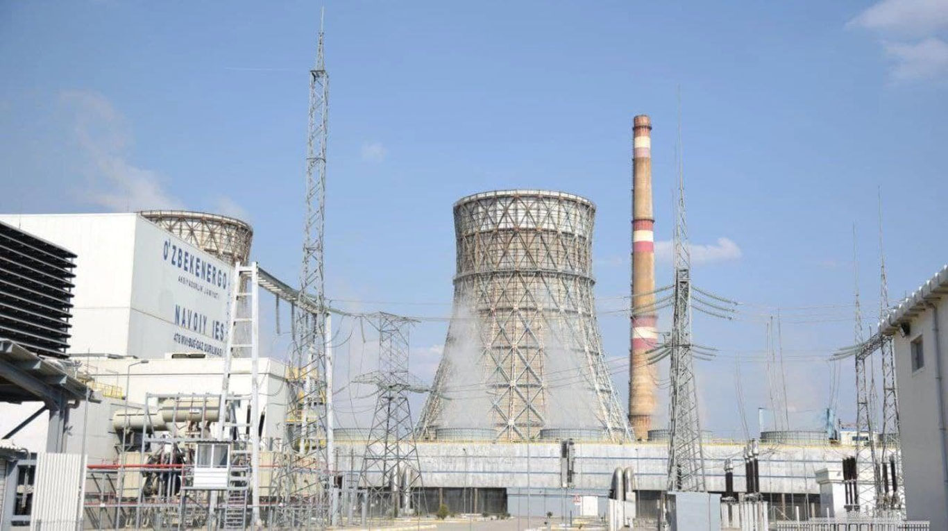 Навоий ИЭСда газ сизиб чиқиш ҳолати юз берди