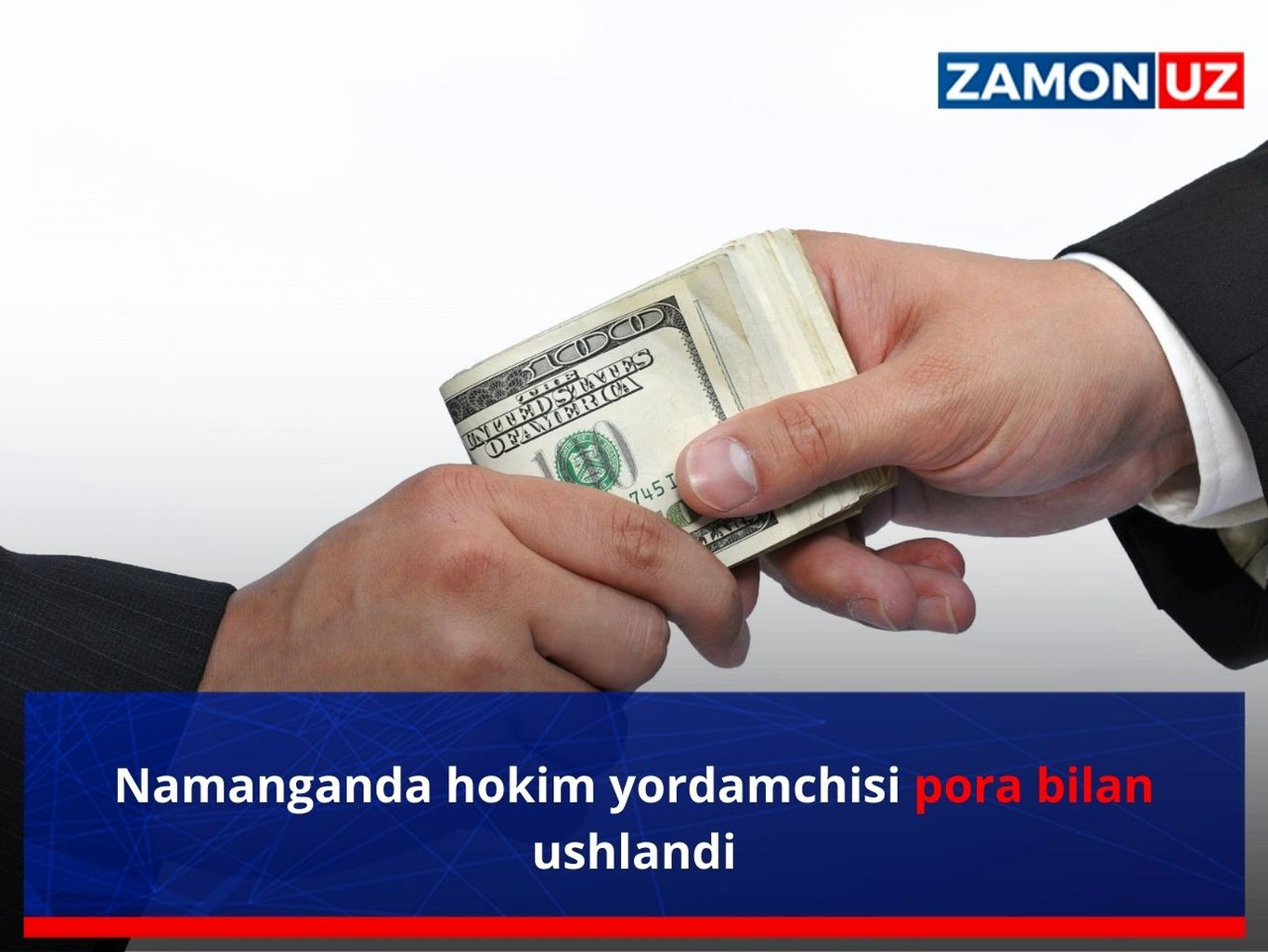 Namanganda hokim yordamchisi pora bilan ushlandi