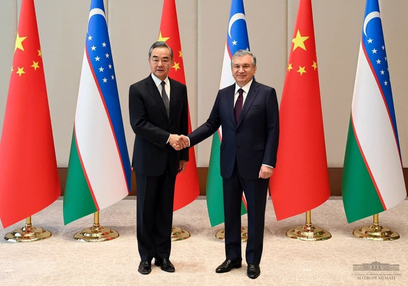 Prezident Xitoy Xalq Respublikasi tashqi ishlar vazirini qabul qildi