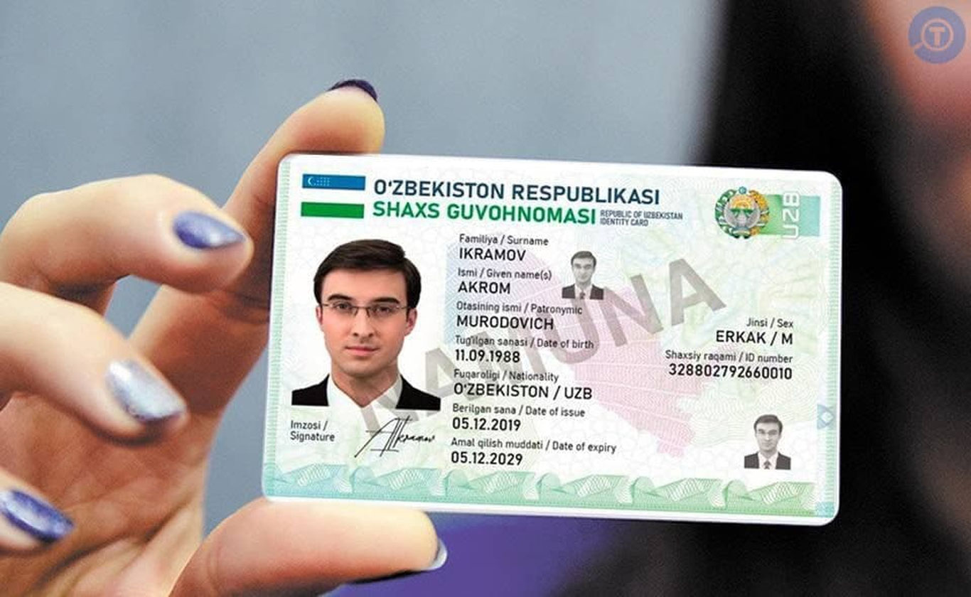 O‘zbekistonda biometrik pasport ID-kartaga almashtiriladi