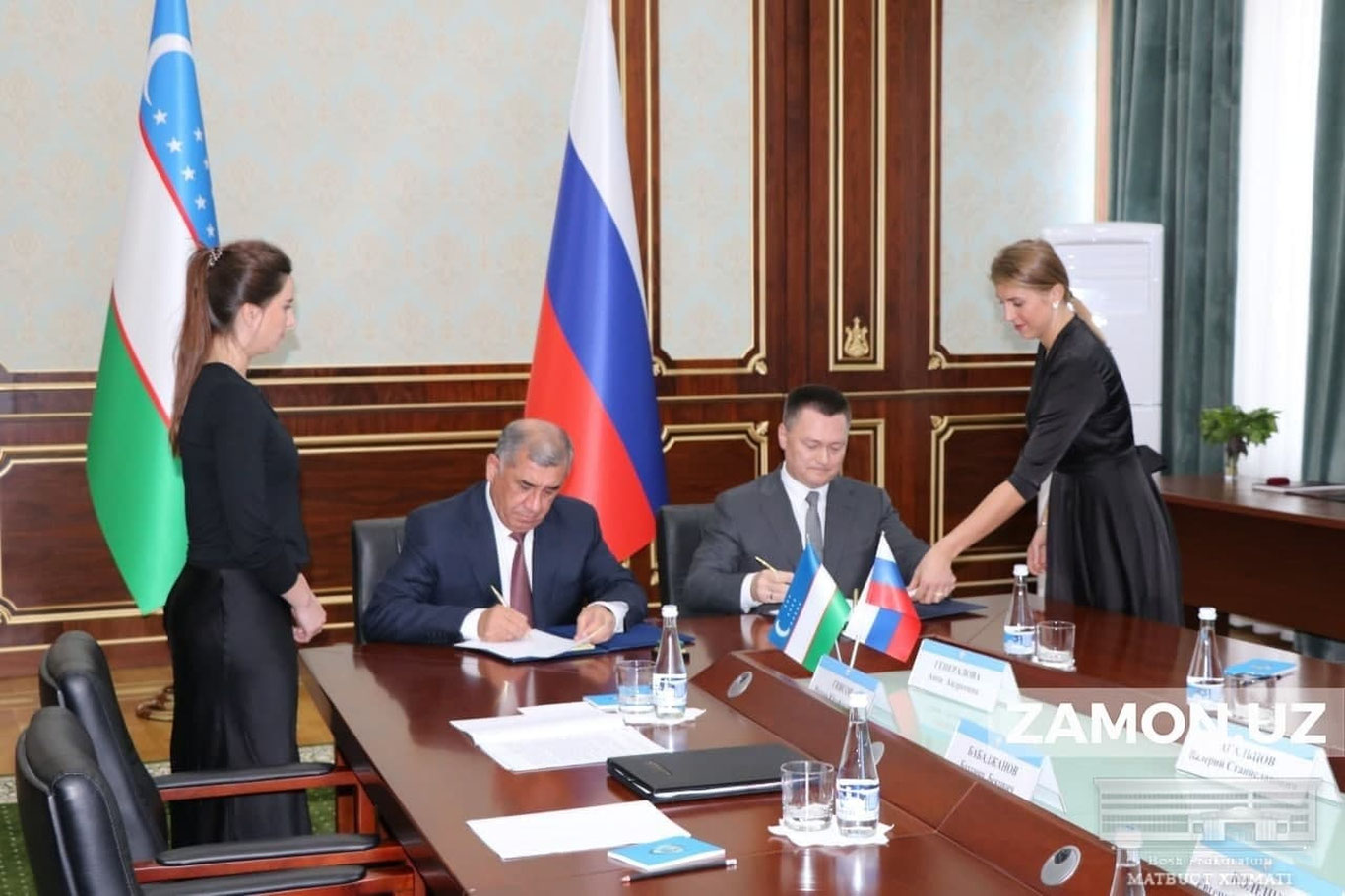 Ўзбекистон ва Россия бош прокурорлари ўртасида меморандум имзоланди