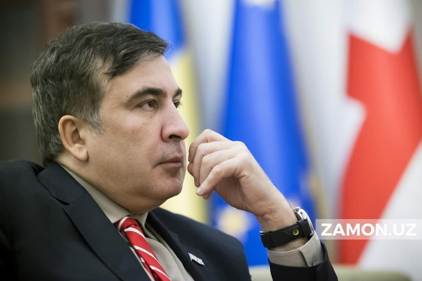 Грузиянинг собиқ президенти Саакашвили мамлакатга қайтганини эълон қилди