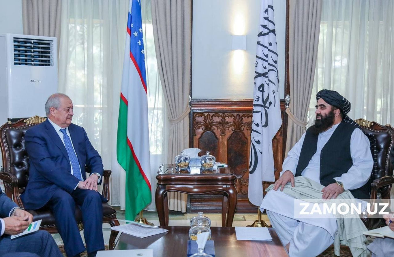 Абдулазиз Комилов Афғонистон ташқи ишлар вазири билан учрашди