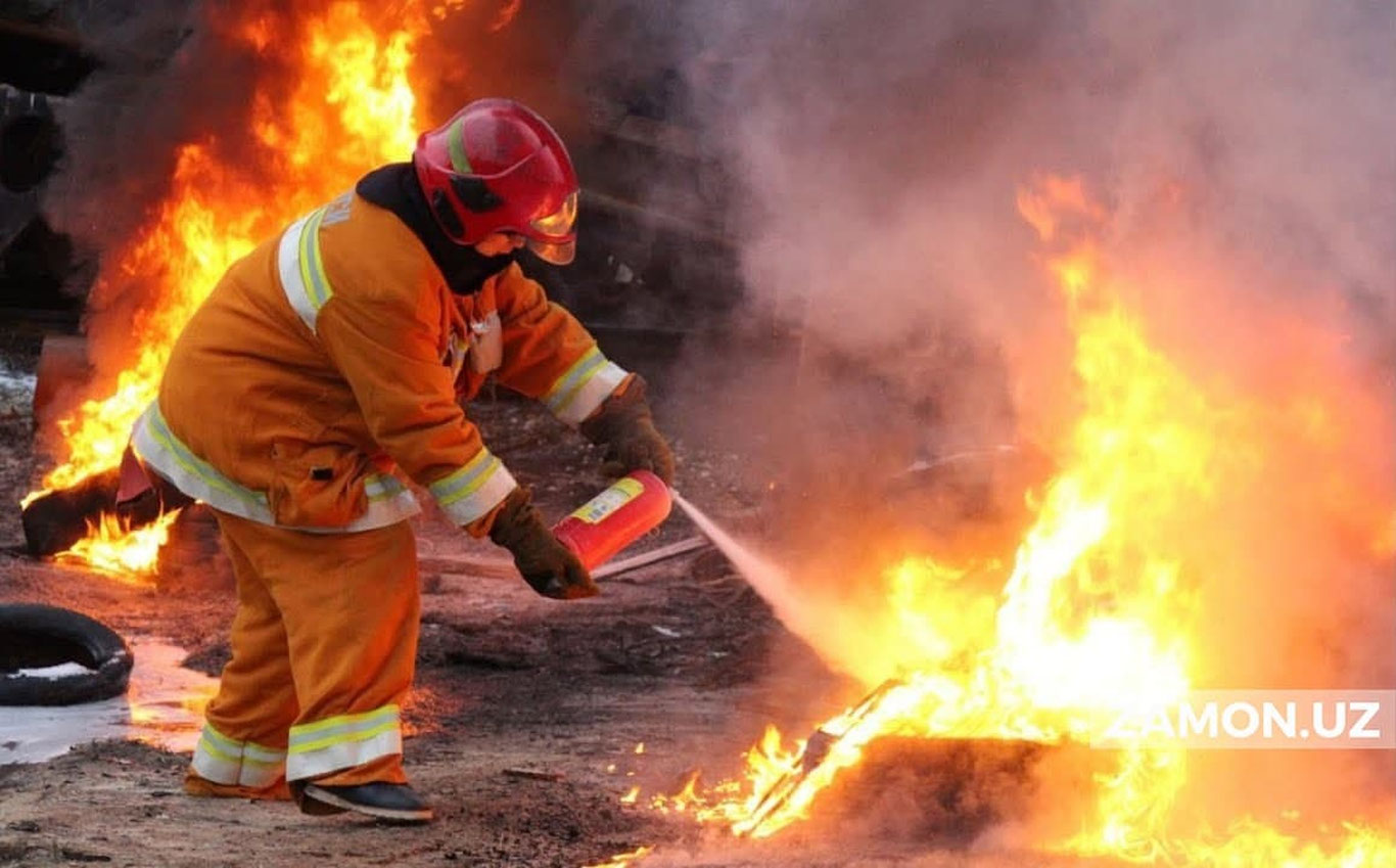 Янгиҳаёт туманидаги ёнғин оқибатида бир фуқаро вафот этди