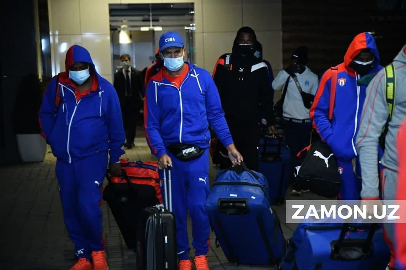 Куба бокс терма жамоаси юртимизда етиб келди