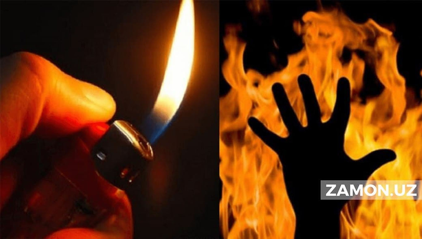 Украиналик эркак рафиқасини ёқиб юборди