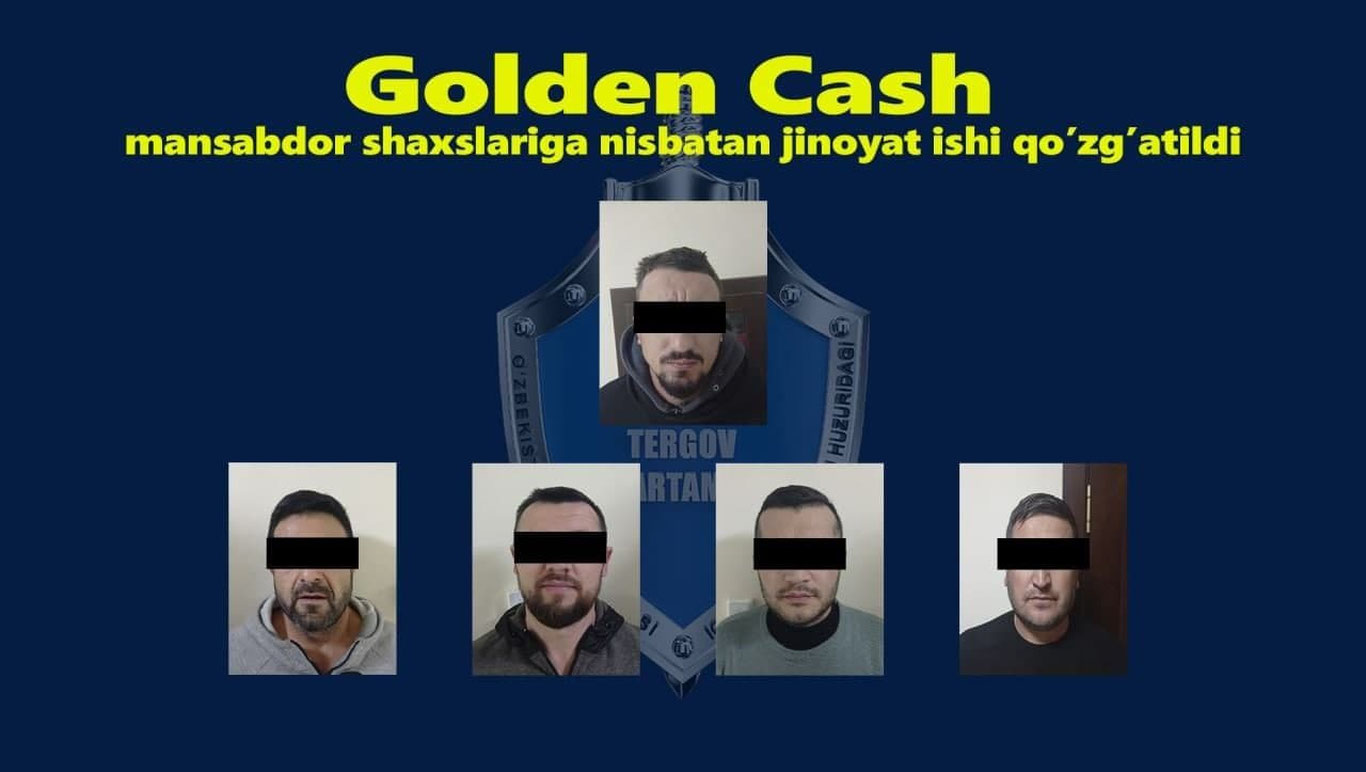 "Golden Cash" таъсисчилари устидан жиноий иш қўзғатилди