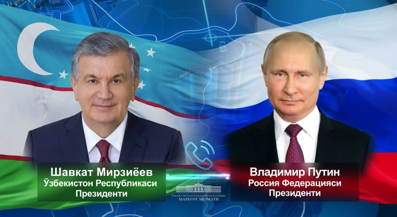 O‘zbekiston va Rossiya Prezidentlari ikki tomonlama va mintaqa kun tartibidagi dolzarb masalalarni muhokama qildilar