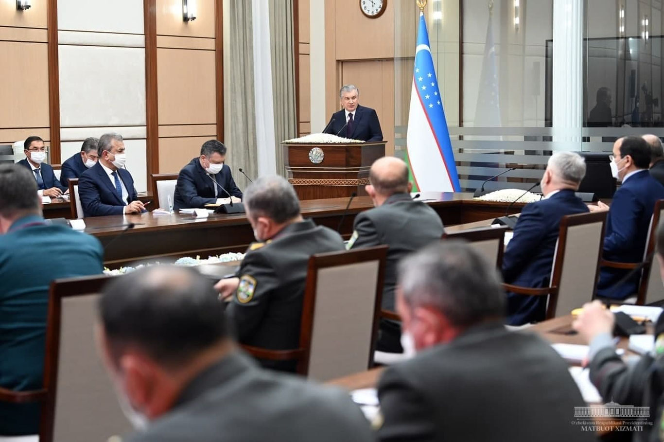 Har qanday tahdidga nisbatan munosib javob qaytarish va zarba berish uchun biz yetarli kuch va salohiyatga egamiz — Shavkat Mirziyoyev